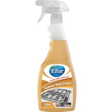 Efor Yanmış Yağ Çözücü Sprey 750 ml | Ocak, Fırın ve Davlumbaz Yağ Temizleyici