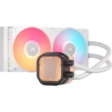 Corsair Corsaır Icue Lınk Tıtan 240 Rx LCD 240MM Beyaz Islemci Sivi Sogutucu