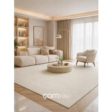 Eko Halı Zen 01 White Hav Toz Vermez Yumuşak Dokulu Salon Halısı Oturma Odası Halısı Yatak Odası Halısı Çocuk Odası Halısı Koridor Halısı Mutfak Halısı Modern Makine Halısı