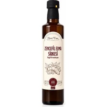 Zencefil Elma Sirkesi 500 ml | Doğal Fermantasyonlu Sirke