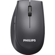 Philips SPK7627K Sessiz Sarjli Kablosuz Gri Mouse