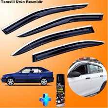 Friemats Renault 19 Europa Mügen Cam Rüzgarlığı Abs Nikelaj Cam Rüzgarlığı Hb-Sd Tüm Kasalar + Ebrayn Lastik Parlatıcı