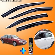 Friemats Fiat Tempra Mügen Cam Rüzgarlığı Abs Nikelaj Krom Cam Rüzgarlığı Tüm Kasalar + Ebrayn Lastik Parlatıcı