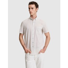 Pierre Cardin Erkek Çağla %100 Pamuk Regular Fit Yazlık Gömlek 50325364-VR016