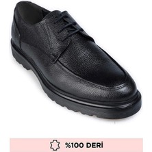 Maximoda Deri Klasik Erkek Ayakkabı Siyah 100% Deri Termo Poliüretan Taban ile Rahat Kullanım