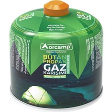 Orcamp 450 Gram Vidalı Gaz Kartuşu KTS-450 %100 Emniyetli Çift Conta Sistemiyle