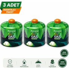 Orcamp Kamp Gaz Kartuşu Siboplu 450GR 3'lü Set