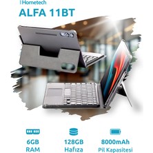 Hometech Alfa 11BT Business 6 GB RAM 128 GB Hafıza 10.9" Android Tablet Bilgisayar