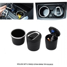 Tak Kolay Küllük Seti 2 Parça Siyah Bmw Tip