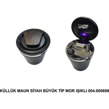 Tak Kolay Küllük Seti Işıklı Kapaklı Bmw Tip Maun/siyah