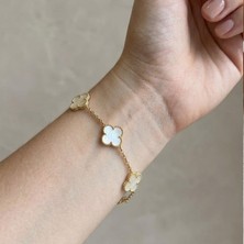 Pigado Altın Kaplama Paslanmaz Çelik Cleef Bileklik