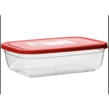 Asude ASD035 Maya Dikdörtgen Saklama Kabı Pembe 1500ML
