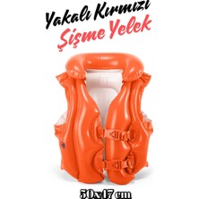 Premini Renkli Çocuk Şişme Deniz Yeleği 50X47CM, Güvenli Yüzme Yardımcısı