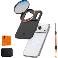 K&f Concept iPhone 17 Pro Max Uyumlu Cpl Filtre + Manyetik Filtre Montaj Adaptörü