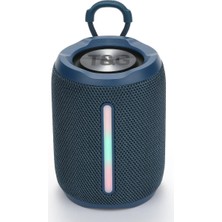 T&g 679 Mavi Renk (8 Watt, Rgb Işıklı, Çift Bass Lı Bluetooth Hoparlör)