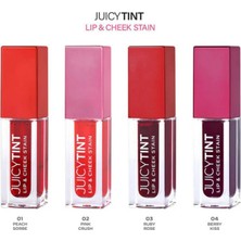 Hobibahçem Juicy Tint Lip & Cheek Stain No: 02 Pink Crush - Ruj & Allık