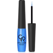 Hobibahçem Style Liner Metallic Eyeliner No: 14 Black - Metalik Eyeliner