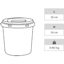 Hobibahçem Enfekte Tıbbi Atık Kovası - 10 Lt