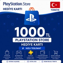 Sony Playstation Store 1000 TL Hediye Kartı | Türkiye Dijital Kod | Hızlı Teslimat