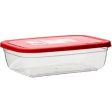 Asude ASD036 Maya Dikdörtgen Saklama Kabı Pembe 2400ML