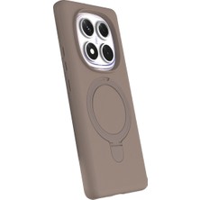 Alvera Collection Redmi Note 14 Pro 4g Regal Magsafe Standlı Kapak - Çöl Titanyum
