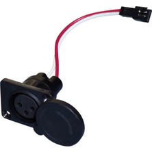 Home Elektrikli Bisiklet Batarya 3 Pinli Xlr Şarj Soketi