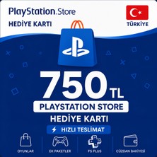 Sony Playstation Store 750 Tl Hediye Kartı | Türkiye Dijital Kod | Hızlı Teslimat