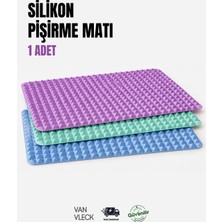 Van Vleck Silikon Pişirme Matı – Yapışmaz Isıya Dayanıklı Fırın Matı, Hamur Açma ve Pişirme Altlığı