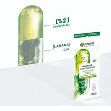 Hobibahçem Yüz Bakim Maskesi & Niacinamide Ampul ve Detoks Etkili Kağıt Maske 1 Adet