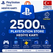 Sony Playstation Store 2500 TL Hediye Kartı | Türkiye Dijital Kod | Hızlı Teslimat