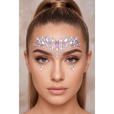Bear & Pear Austral Işıltılı Kristal Kesim Makyaj Festival Yüz Taşı Face Gems