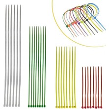 Belirtilmemiş 30 Parça Plastik Kablo Kelepçe Seti Kablo Düzenleyici Bağlama Bantları (5047)