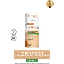 Bioxcin Sun Care Yağlı Ciltler İçin Spf 50 Çok Yüksek Korumalı Renkli Güneş Kremi 50 Ml