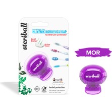 Steriball Hijyenik Diş Fırçası Koruma Kabı - Mor