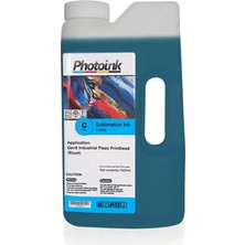 Photoink Ricoh Kafa Için 1000 ml Mavi Cyan Süblimasyon Mürekkep (T - Srg)