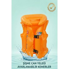 Premini Çocuklar Için Ayarlanabilir Şişme Yüzme Yeleği, Renkli ve Konforlu Tasarım