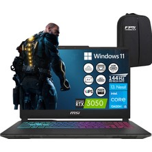 MSI Msı Cyborg 15 A13UC-2087XTR I5-13420H RTX3050 24GB Ram 4tb SSD 15.6" Fhd IPS 144Hz W11 Taşınabilir Bilgisayar
