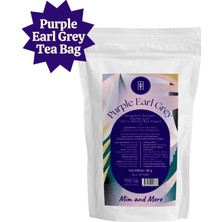Mim And More Purple Earl Grey Müslin Bez 10'lu Poşet Çay Paketi