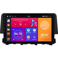Navio Honda Civic Fc5 Uyumlu Android Multimedya Sistemi (2016-2021) 8+256 GB Premium Ekran (Yazılımsal) Pro Series NV-2240