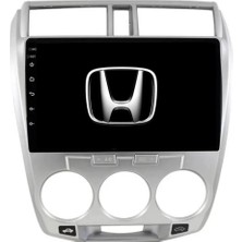 Navio Honda City Manuel Klima Android Gps Carplay 8+256 GB Kamera + Çerçeve (2008-2013) (Yazılımsal) Pro Series NV-1344
