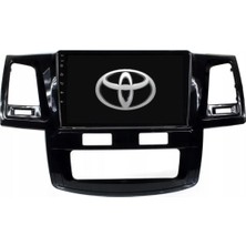 Navio Toyota Hilux Dijital Klima Android Gps Carplay 8+256 GB Kamera + Çerçeve (2008-2015) (Yazılımsal) Pro Series NV-1413