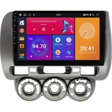 Navio Honda Jazz Uyumlu Android Multimedya Sistemi (2002-2008) 8+256 GB Premium Ekran (Yazılımsal) Pro Series NV-2085