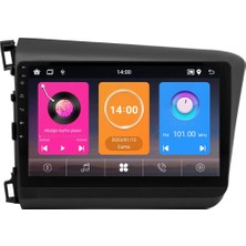 Navio Honda Civic Fb7 Uyumlu Android Multimedya Sistemi (2012-2016) 8+256 GB Premium Ekran  (Yazılımsal) Pro Series NV-2204