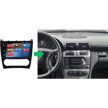 Navio Mercedes C Serisi W203 Android Gps Carplay 8+256 GB Kamera + Çerçeve (2004-2007) (Yazılımsal) Pro Series NV-1290