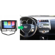 Navio Honda Jazz Dijital Klima Android Gps Carplay 8+256 GB Kamera + Çerçeve (2002-2008) (Yazılımsal) Pro Series NV-1184