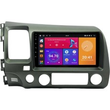 Navio Honda Civic Fd6 Android Multimedya Sistemi (2007-2012) 8+256 GB Premium Ekran Uyumlu (Yazılımsal) Pro Series NV-1955