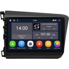 Navio Honda Civic Fb7 Android Multimedya Sistemi (2012-2016) 8+256 GB Uyumlu (Yazılımsal) Pro Series NV-1115
