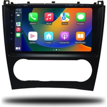 Navio Mercedes C Class W203 W209 1999-2007 8+256 GB Premium Ekran Android Carplay Multimedya Sistemi (Yazılımsal) Pro Series NV-2016