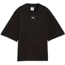 Puma Kadın / Kız Siyah Puma Dare To Fitted Waist Tee Siyah Kadın T-Shirt