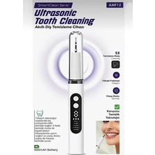 Auhma AMF12 Ultrasonik Diş Temizleme Cihazı 5 Modlu Akıllı Diş Tartarı ve Plak Temizleyici